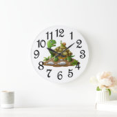 Horloge murale acrylique Tortue pour enfants (Maison)