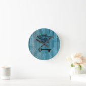 Horloge murale acrylique Vintage 1976 (Maison)