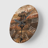 Horloge murale acrylique Vintage 1987 (Angle)