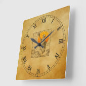 Horloge murale acrylique vintage Halloween Witch (Angle)