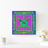 Horloge murale Adinkra Denkyem - Adaptabilité (Maison)