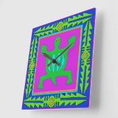Horloge murale Adinkra Denkyem - Adaptabilité (Angle)