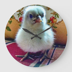 Horloge murale adorable pour bébé poussin