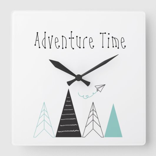 Horloge murale 'Adventure time' (Recto)