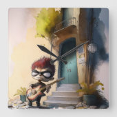 Horloge murale "Adventurous Little Explorer" - Un  (Recto)