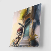 Horloge murale "Adventurous Little Explorer" - Un  (Angle)