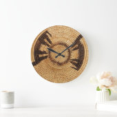 Horloge murale africaine d'armure de panier (Maison)