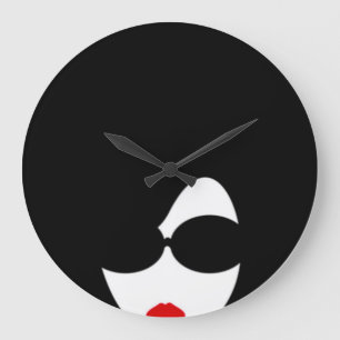 Horloge murale Afro