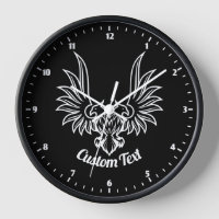 Horloge murale aigle à deux têtes