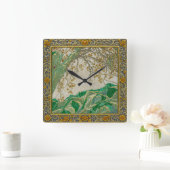 Horloge murale Alps Gold Silver Lapis Ambre Malac (Maison)