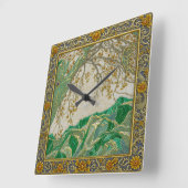 Horloge murale Alps Gold Silver Lapis Ambre Malac (Angle)