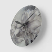 HORLOGE MURALE AMARYLLIS NOIR ET BLANC (Angle)