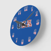 Horloge murale américaine (Angle)