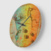 Horloge murale amérindienne de la grotte (Angle)