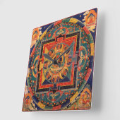 Horloge murale Amitayus Mandala (Angle)