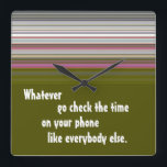 Horloge murale amusante<br><div class="desc">Horloge murale amusante</div>