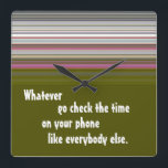 Horloge murale amusante<br><div class="desc">Horloge murale amusante</div>