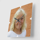 Horloge murale analogique personnalisable (Angle)