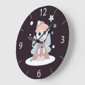 Horloge murale ange de Noël (Angle)