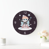 Horloge murale ange de Noël (Maison)