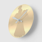 Horloge murale : Angel Silhouette (Angle)