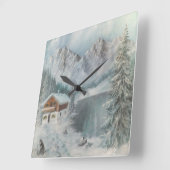 Horloge murale Ann Hayes Peinture Rêve Bavarois de (Angle)