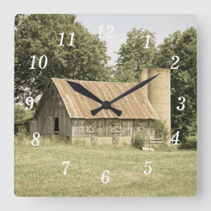 Horloge murale antique Strafford MO Barn