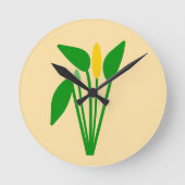 Horloge murale Araceae (Recto)