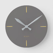 Horloge Murale Architecturale Minimaliste - Modern (Recto)