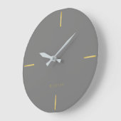 Horloge Murale Architecturale Minimaliste - Modern (Angle)