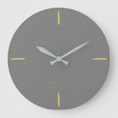 Horloge Murale Architecturale Minimaliste - Modern (Recto)