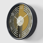 Horloge murale Art déco des années 50 (Angle)