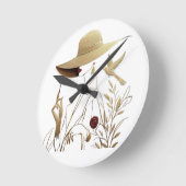 Horloge murale Art et mode moderne (Angle)