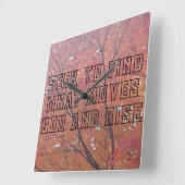 Horloge murale artistique (Angle)