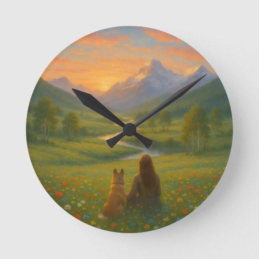 Horloge murale artistique  (Recto)