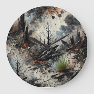 Horloge murale artistique moderne - Design unique