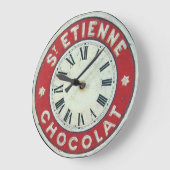 Horloge murale au chocolat (Angle)