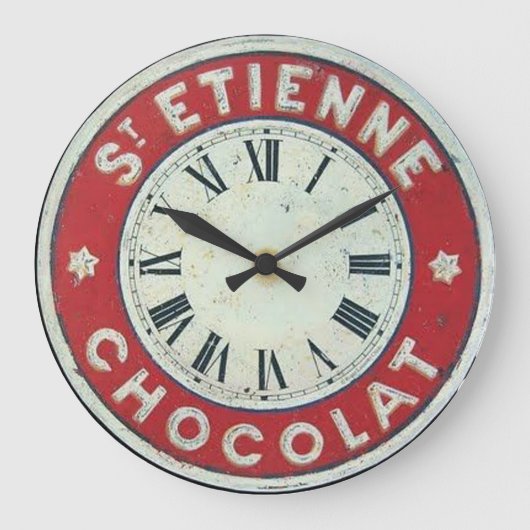 Horloge murale au chocolat (Recto)