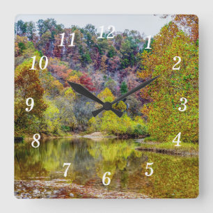 Horloge murale Automne Tranquillité