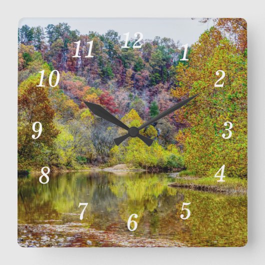 Horloge murale Automne Tranquillité (Recto)