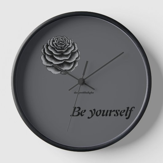 horloge murale avec beau design, pièce de décorati (Recto)