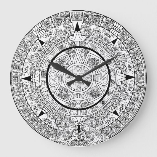 Horloge murale avec calendrier Aztec (Recto)