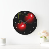 Horloge murale avec cerises (Maison)