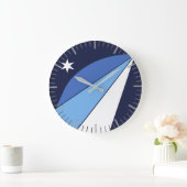 Horloge murale avec drapeau de Columbia, SC (Maison)