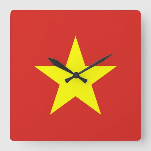 Horloge murale avec drapeau du Vietnam (Recto)