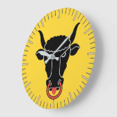 Horloge murale avec drapeau d'Uri, Suisse (Angle)