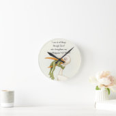 Horloge murale avec Écriture biblique (Maison)