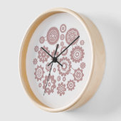 Horloge murale avec engrenages décoratifs (Angle)