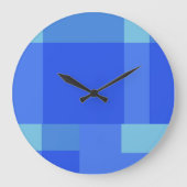 Horloge murale avec formes conception géométrique (Recto)