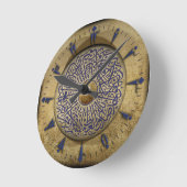 Horloge murale avec la calligraphie turque et le (Angle)